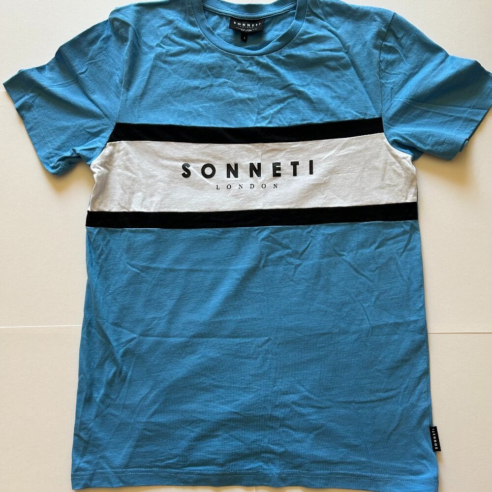 Sonneti London Striped T shirt - Blue